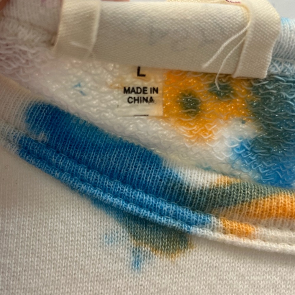 Tie Dye Sweatshirt, like new. - Picture 4 of 4